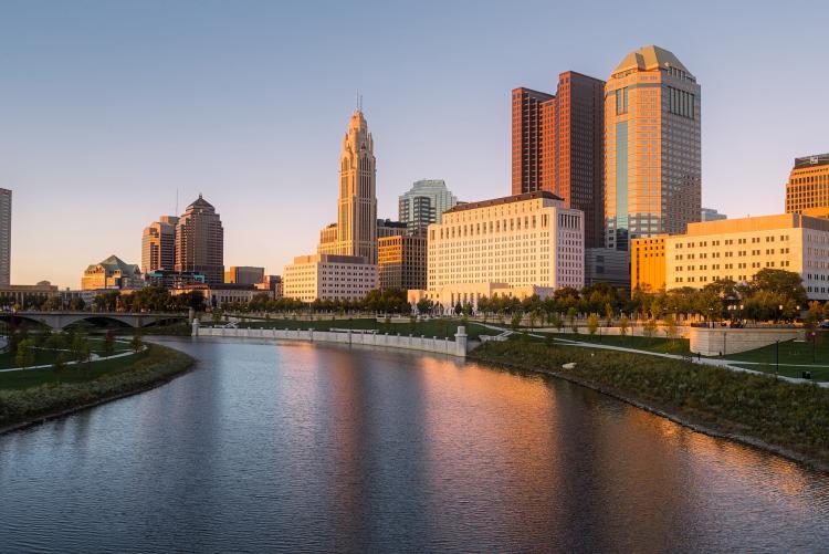 Ohio Skyline from the Scioto River