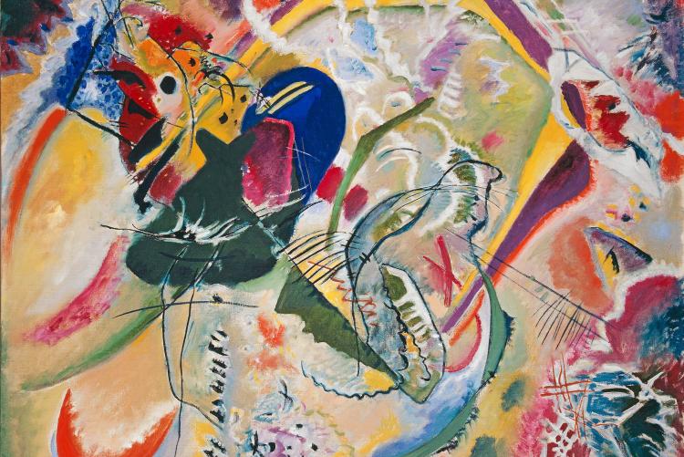 Kandinsky Improvistion 35 Abstract painting