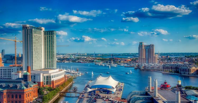 Baltimore harbor view