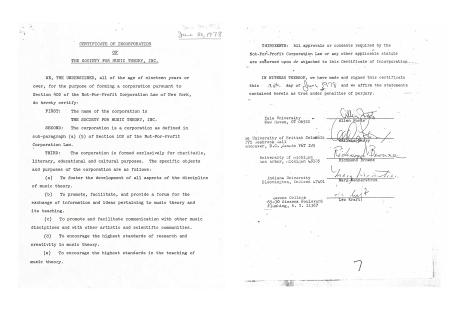 Articles of Incorporation